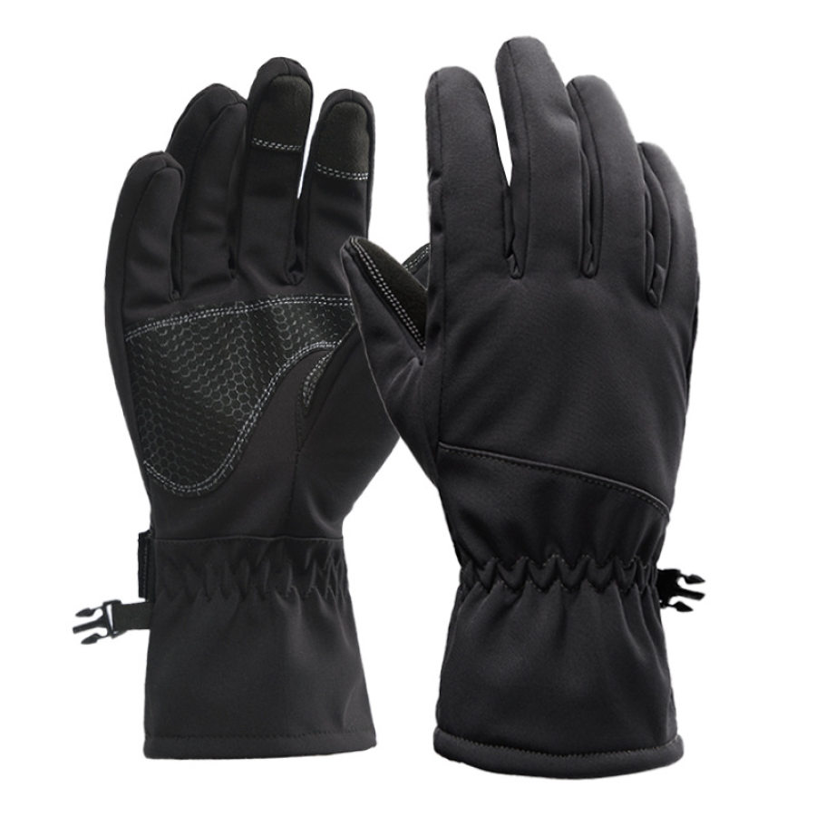 

Male outdoor autumn and winter gloves riding