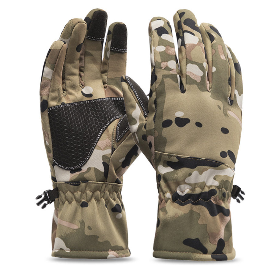

Male outdoor autumn and winter gloves riding