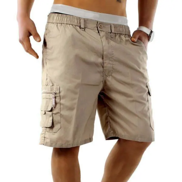 Men's Military Multi-Pocket Shorts - Leanarea.chimpone.com 