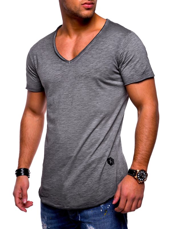 Basic V-Neck Tshirt - kalesafe.com