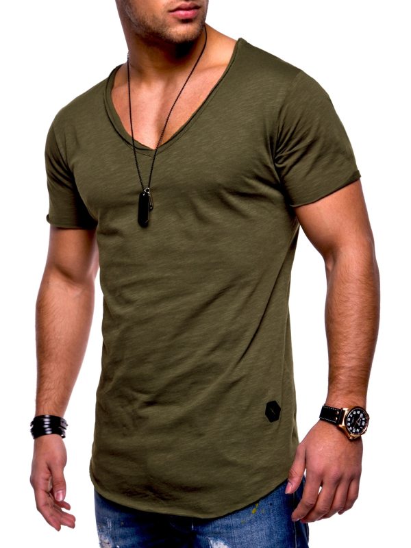Basic V-Neck Tshirt - kalesafe.com