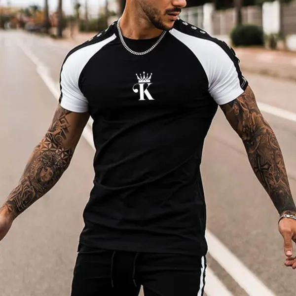 Street style poker king short sleeve T-shirt - Styletaken.chimpone.com 