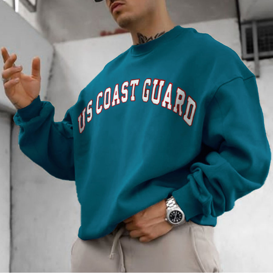 

Retro Men's Us Coast Guard Sweatshirt