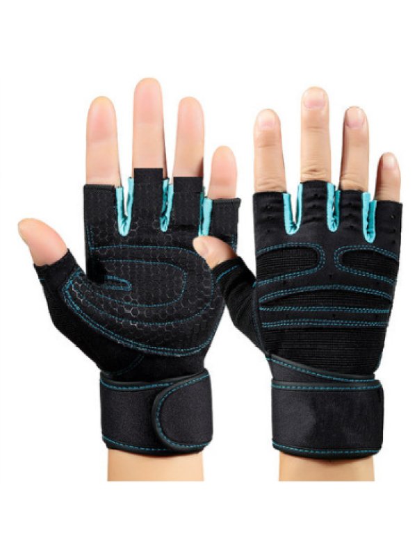 Dumbbell wrist non slip gloves