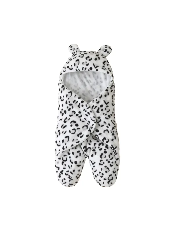 Baby Blanket Swaddle Wrap Cotton Plush Hooded Sleeping Bag - Smilemay.chimpone.com 