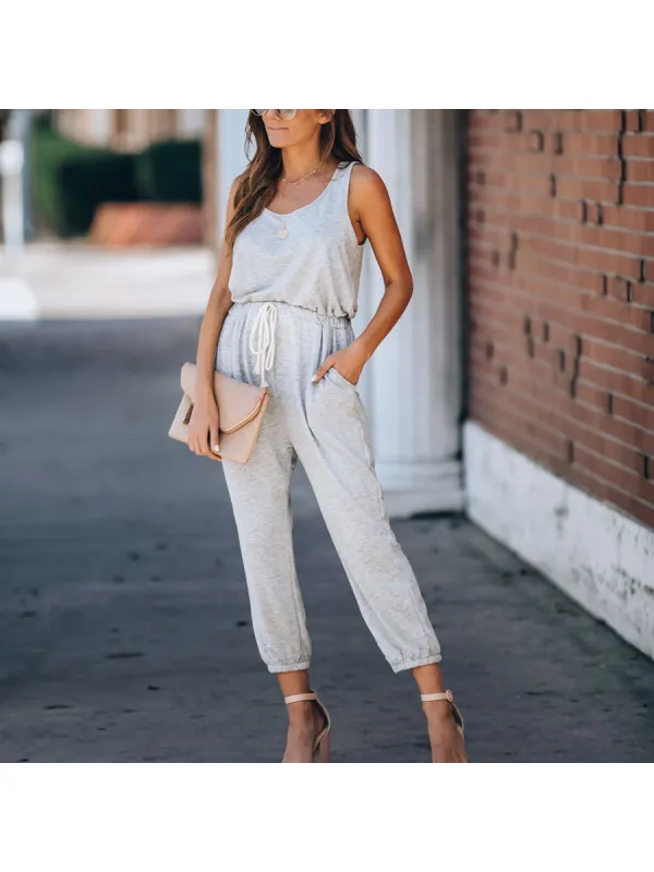 Maternity Pocketed Jumpsuit - Smilemay.chimpone.com 
