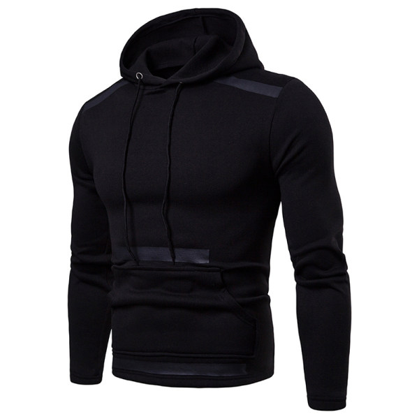 Casual mens colouring long sleeves hoodie