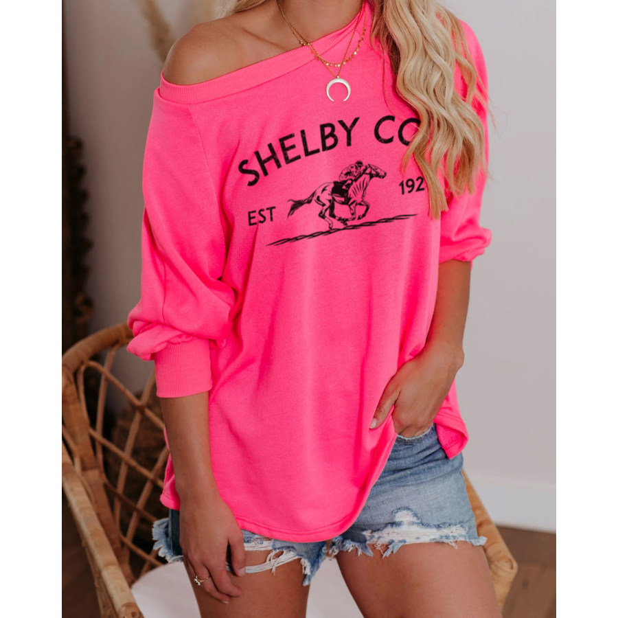 

Ladies Retro Shelby Company Peaky Blinders Print Sweatshirt