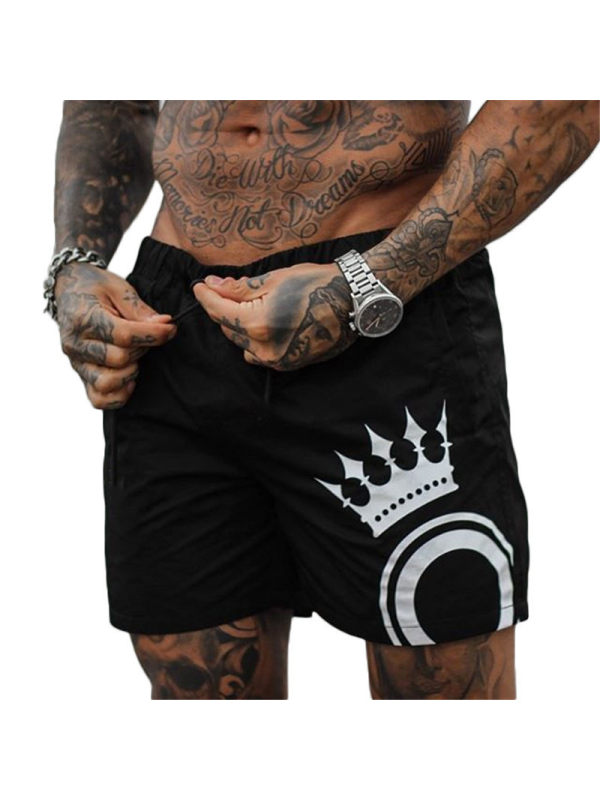 Sports and leisure fitness shorts - Inkshe.com 