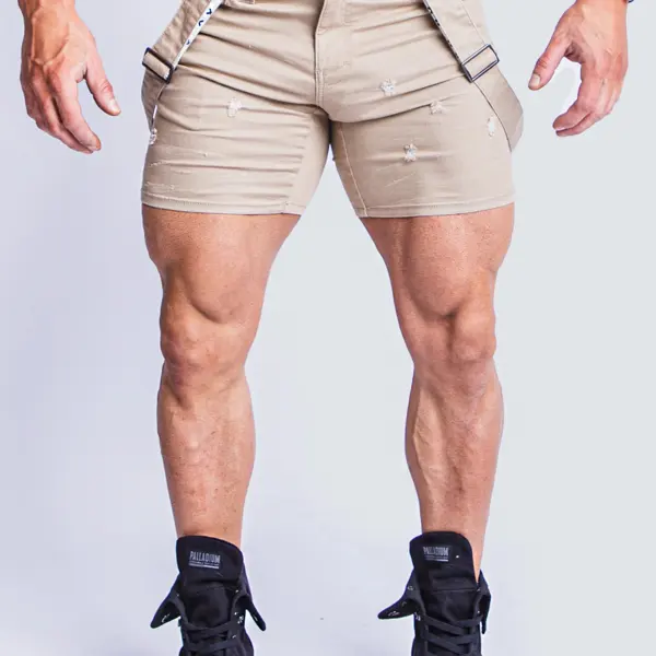 Slim shorts with removable straps - Leanarea.chimpone.com 