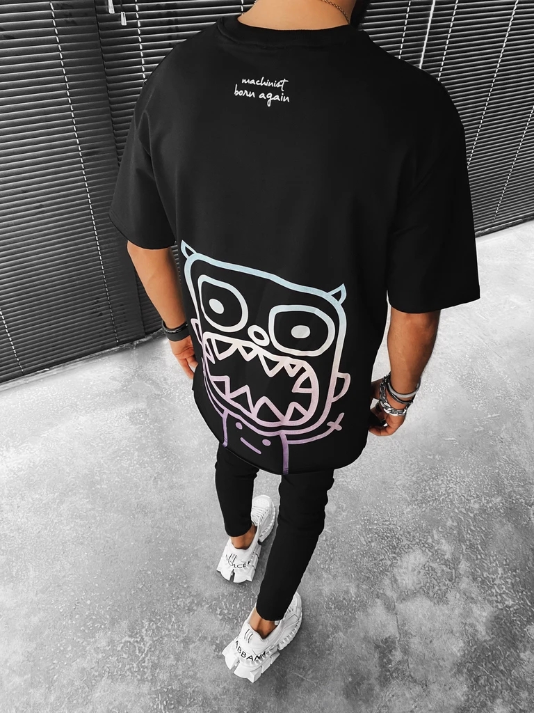 Graphic Print Short sleeved T shirt