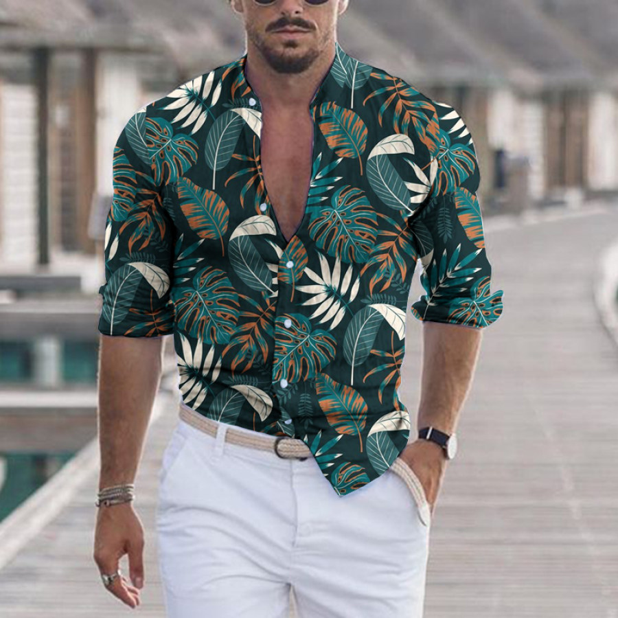 

Casual Holiday Pattern Printing Mens Shirt