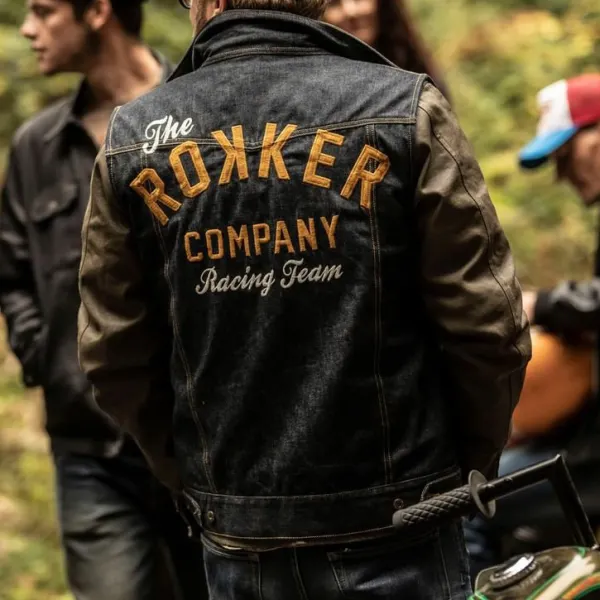 Mens Rokker Company Motorcycle Jacket - Fineyoyo.com 