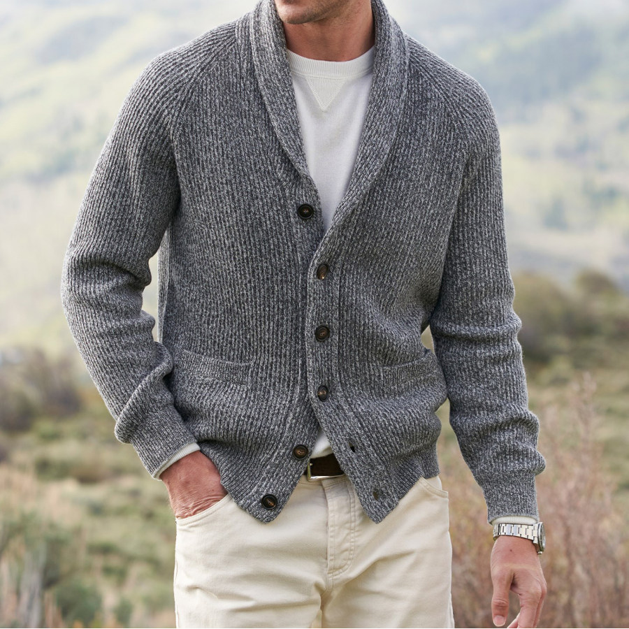 

Shawl Collar Cardigan