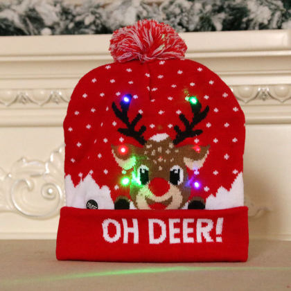 Gorro De Navidad Brillante Y Divertido