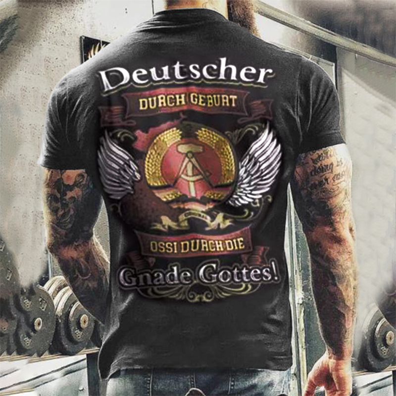 Deutscher. Men's Outdoor Retro Chic Tactical T-shirt