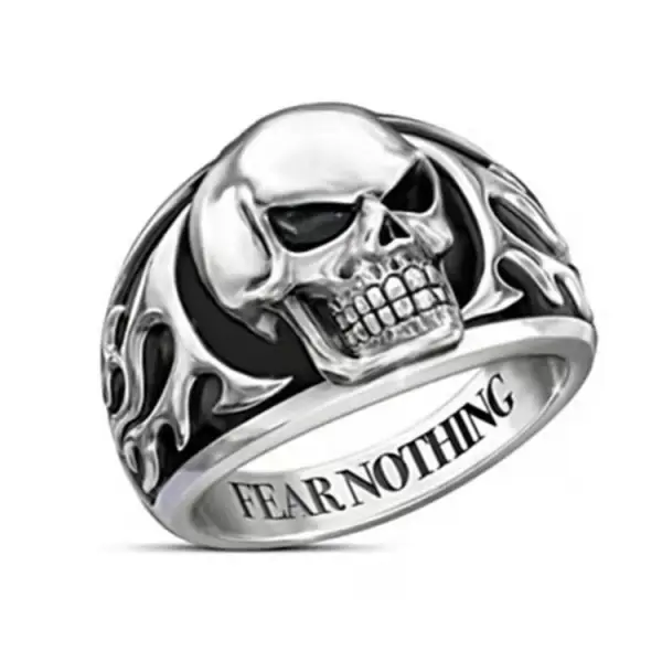Men's Punk Gothic Skull Ring - Fineyoyo.com 