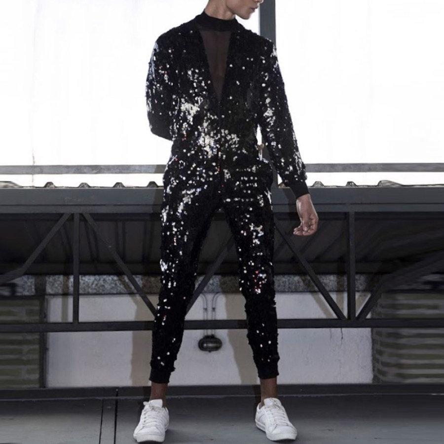 

Fashion Personality Sequin Jumpsuit