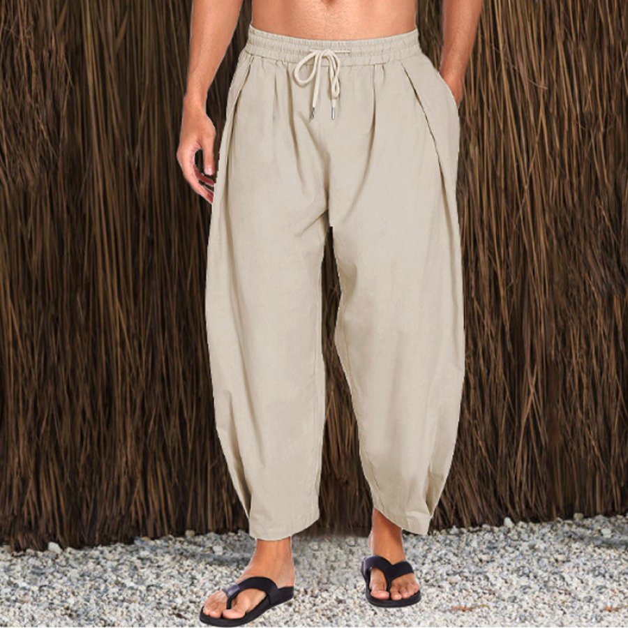 

Home Beach Harem Cropped Pants