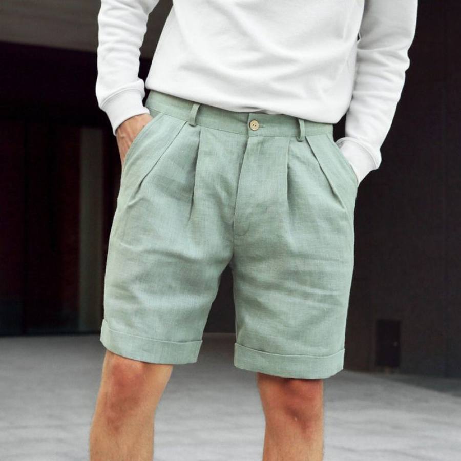 

Casual Linen Dress Shorts