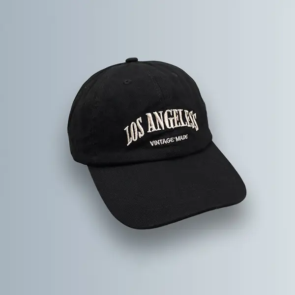 Vintage Washed Los Angeles Embroidery Cap - Kalesafe.com 