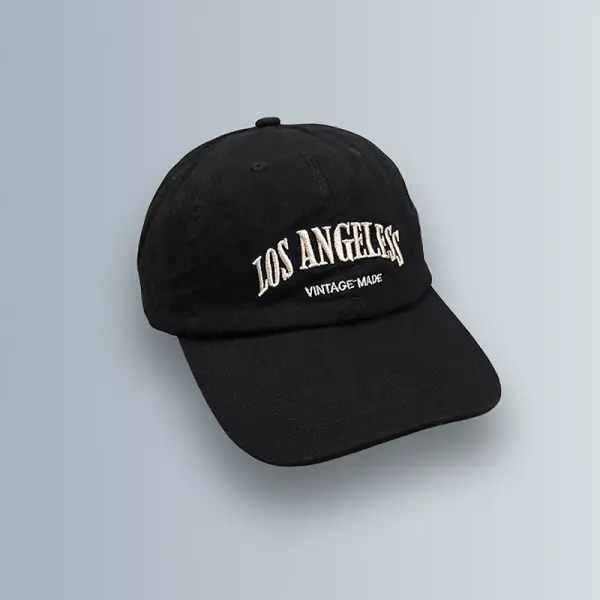 Vintage Washed Los Angeles Embroidery Cap - Paleonice.com 