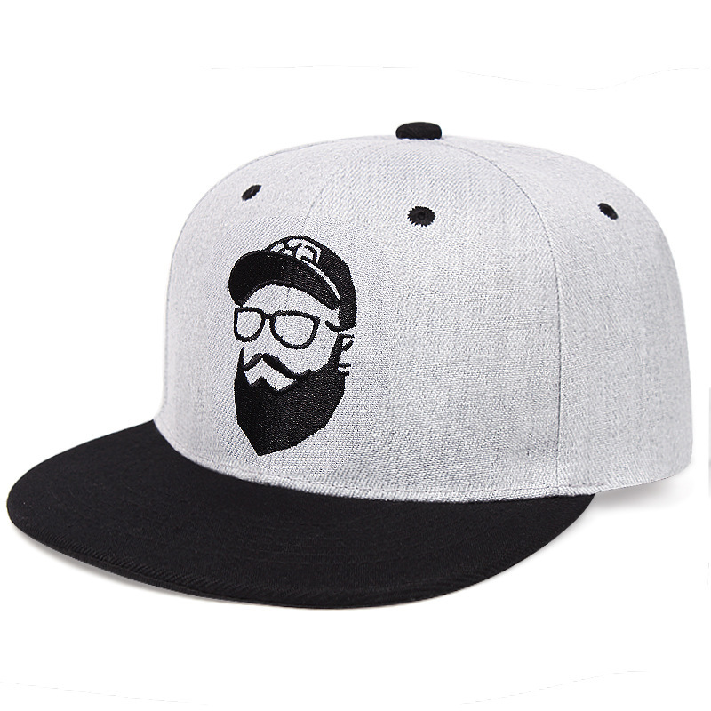 Men's Beard Old Men Chic Embroidered Sports Casual Baseball Cap