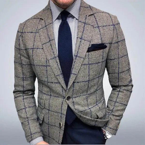Men's Gentleman Casual Party Dinner Suit Jacket - Villagenice.com 
