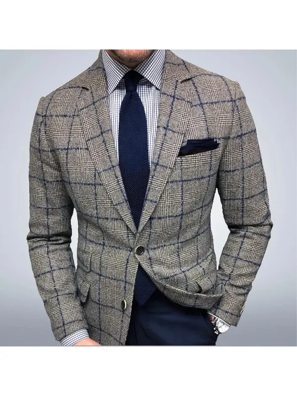 Men's Gentleman Casual Party Dinner Suit Jacket - Timetomy.com 