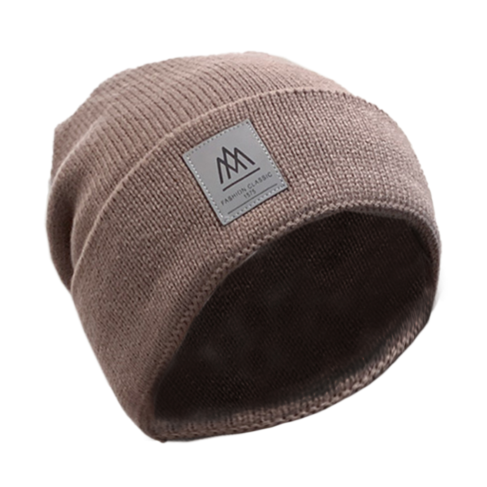 Men's Outdoor Warm Solid Chic Color Knitted Hat