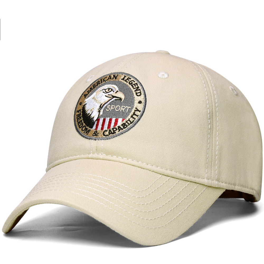 Men's American Flag Eagle Chic Embroidered Outdoor Baseball Hat