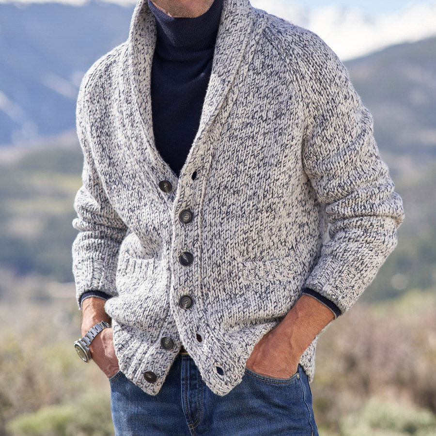 

Alpine Shawl Collar Cardigan