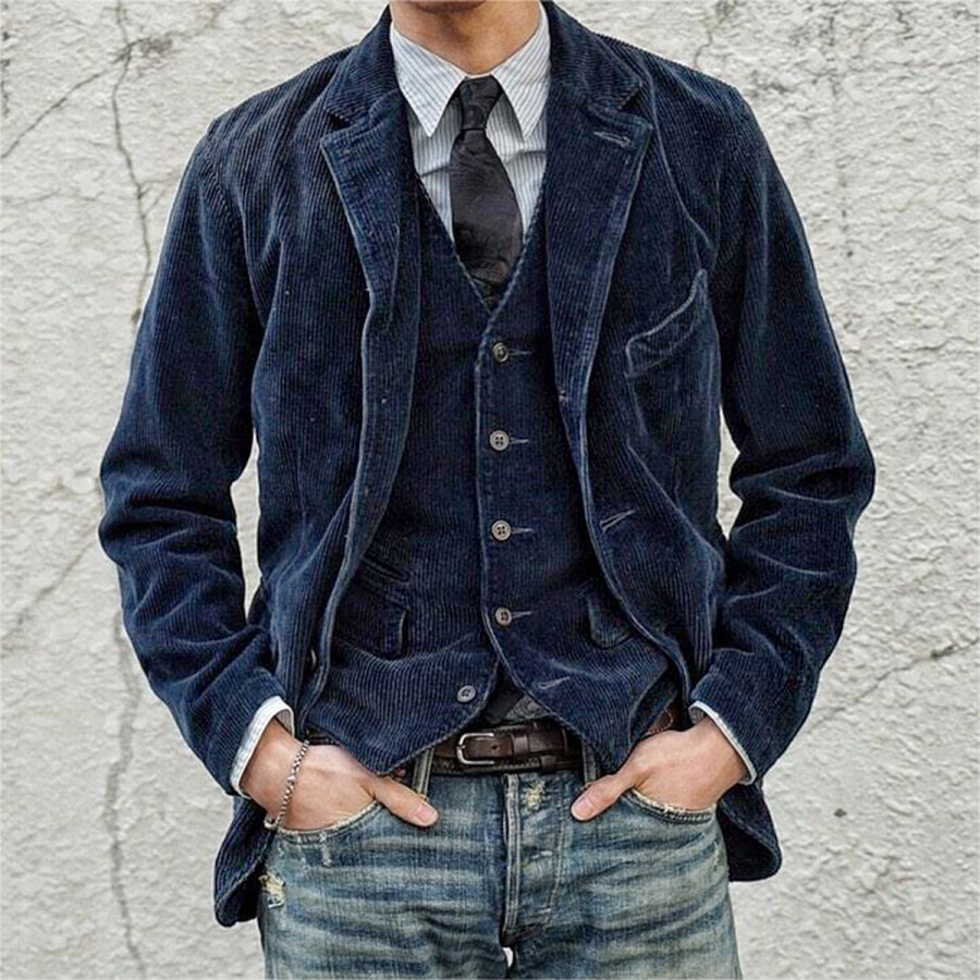 

Men's Vintage Long Sleeve Jacket