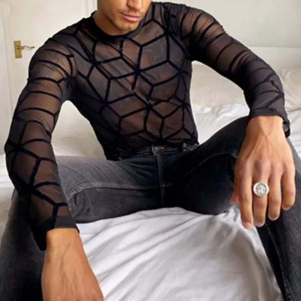 Personality See-through T-shirts - Villagenice.com 