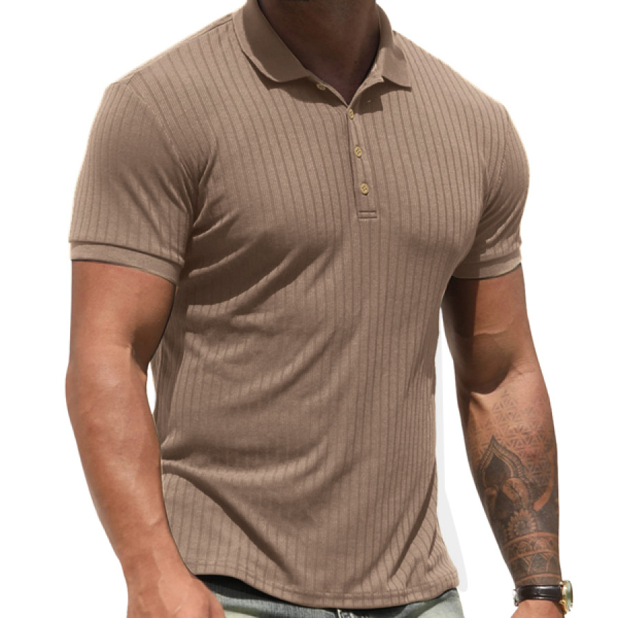 

Men's Outdoor Casual Slim Fit Workout Polo Shirt