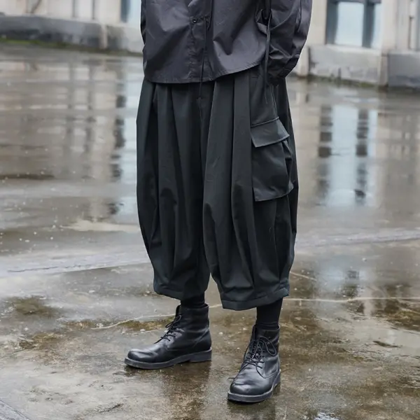Unsex Dark Warrior Harem Japanese Style Pants - Kalesafe.com 