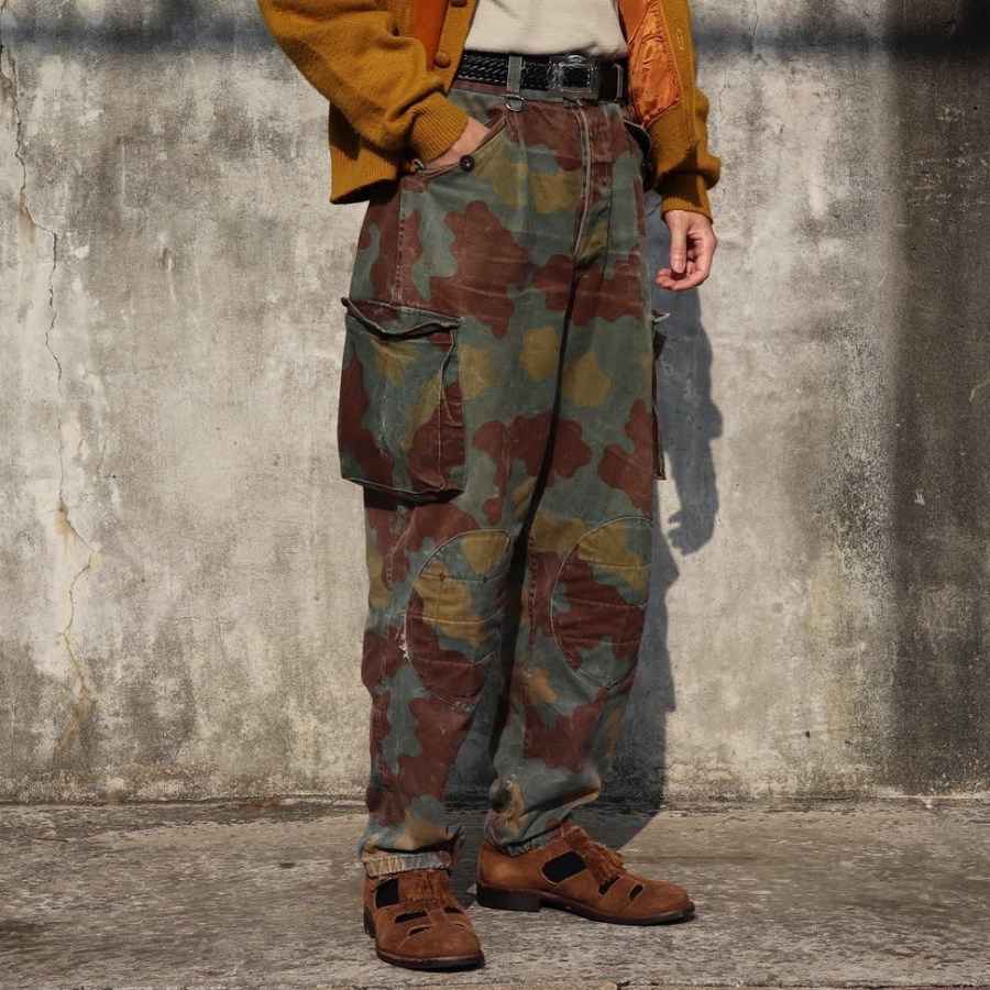 

1990's-2000's Italian Military San Macro Camo Trouser