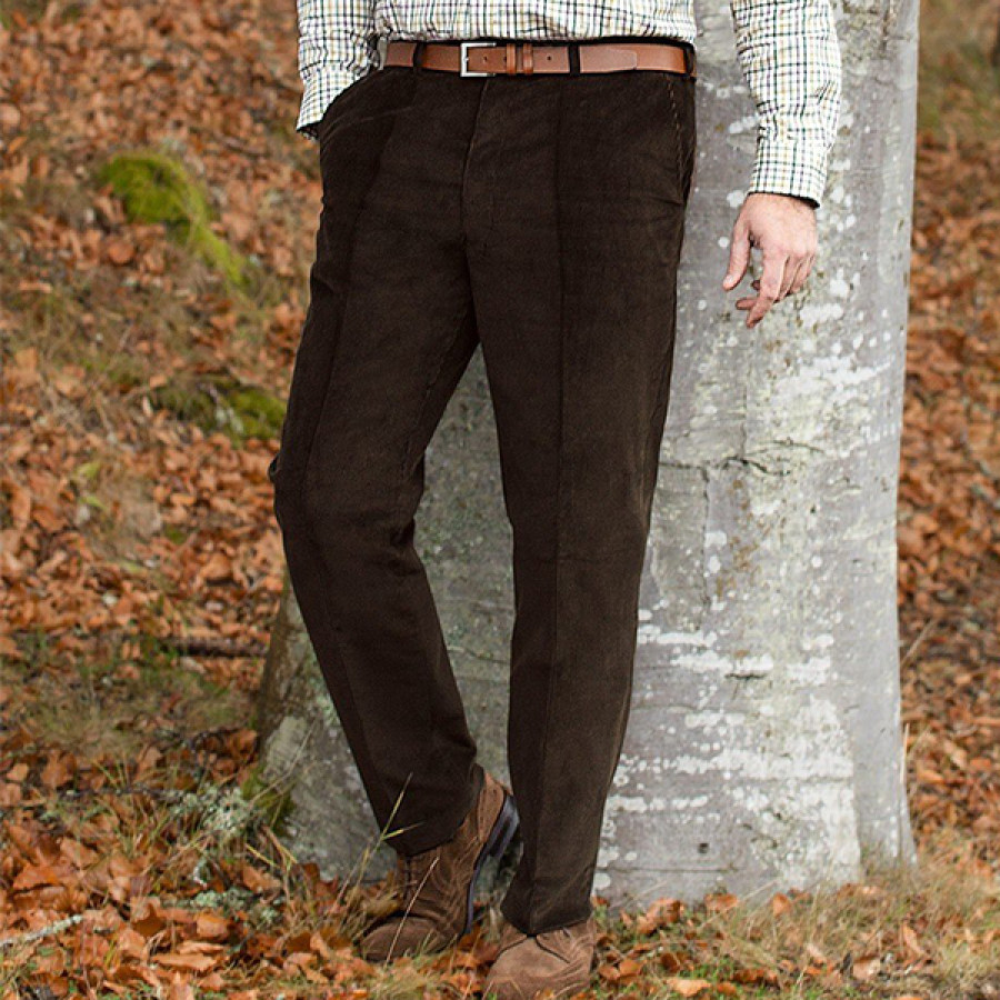 

Men Brown Heavyweight Cord Trousers The House Of Bruar Comfort Breathable Outdoor Daily Pants