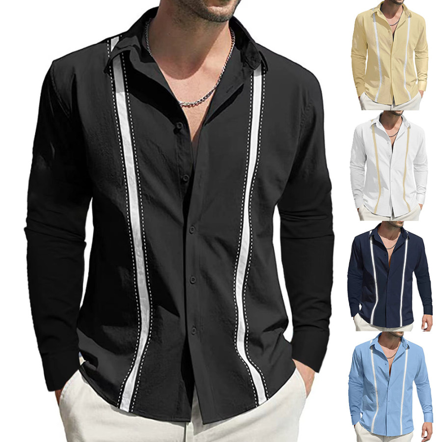 

Men's Casual Long Sleeve Shirt