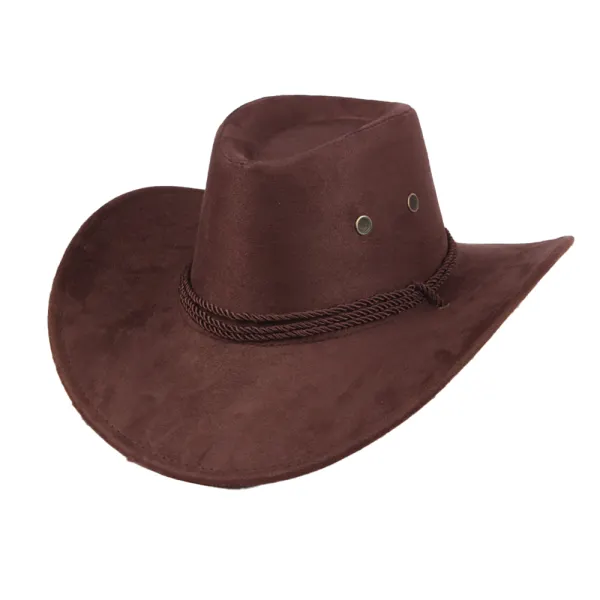 Men's Vintage American Western Cowboy Hat - Fineyoyo.com 
