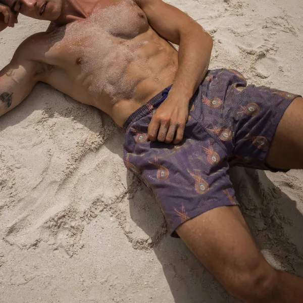 Men's Bohemian Holiday Beach Casual Shorts - Villagenice.com 