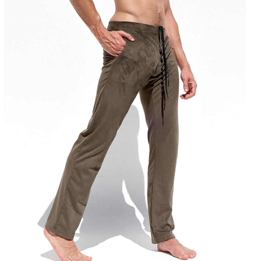 

Pantalones Casuales Sexy Con Cordones