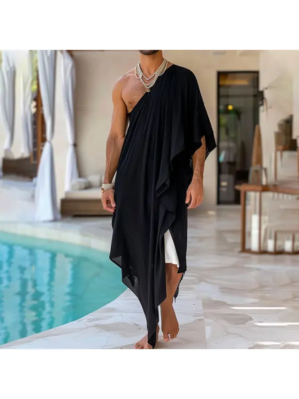 Men's Cropped Designer Style Party Robe Cardigan - Ootdmw.com 