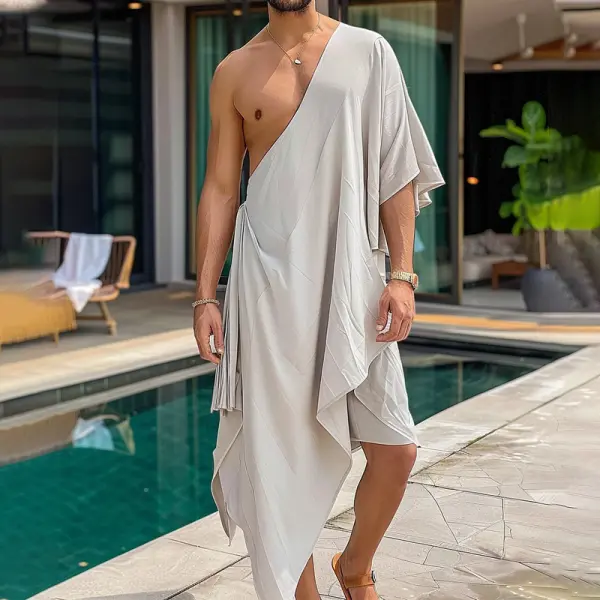 Men's Cropped Designer Style Party Robe Cardigan - Ootdyouth.com 