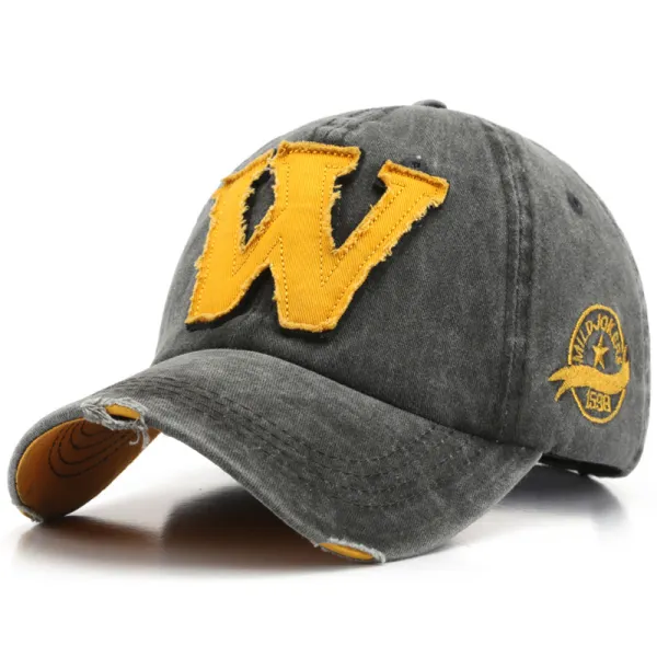 Men and women couples do the old washed cowboy baseball cap shade cap - Leanarea.chimpone.com 