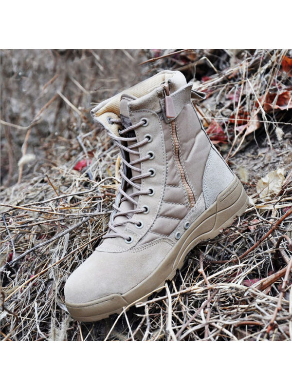 Practical outdoor ultra light wear resistant combat boots