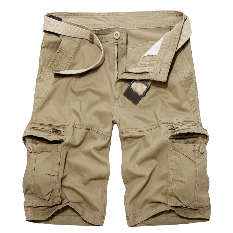 Multi-pocket Casual Overalls Men's Chic Shorts