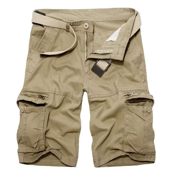 Multi-Pocket Casual Overalls Men's Shorts - Leanarea.chimpone.com 