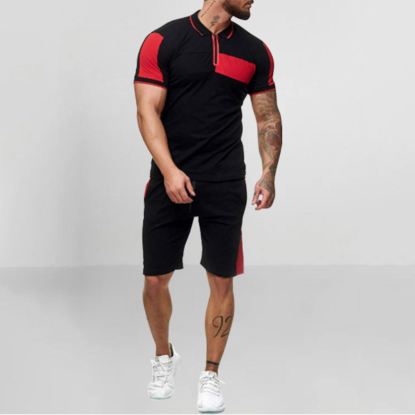 Men's Short Sleeve Shorts Outdoor Sports And Leisure Suits ...