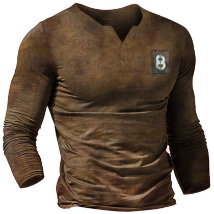 Fashion retro casual short-sleeved T-shirt